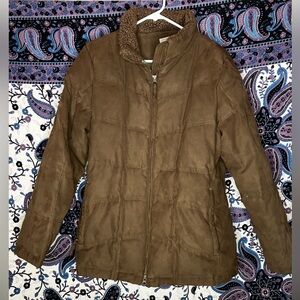 LL bean quilted down jacket